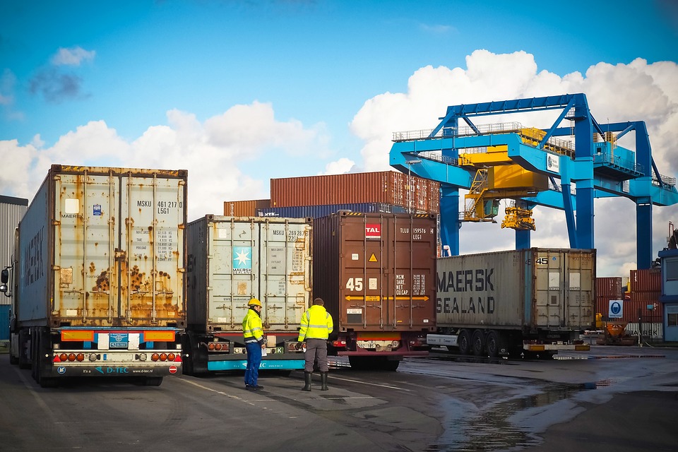 container Loading on ship